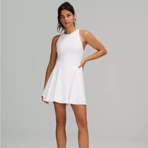 White LuluLemon Court Crush Dress